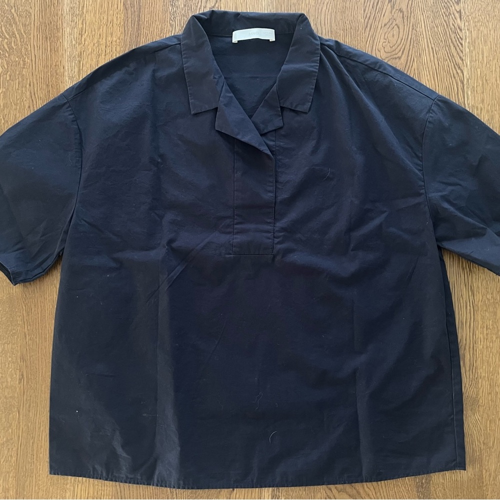 MNG Poplin Short Sleeve Top
